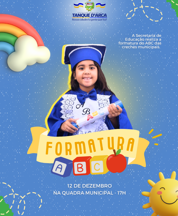 Formatura do ABC está confirmada para dia 12